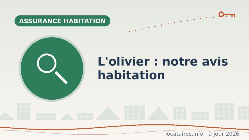 L’olivier Assurance : notre avis sur l’habitation locataire