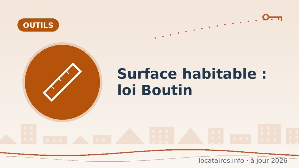 Calcul de surface habitable (loi Boutin) : mesurez, comparez