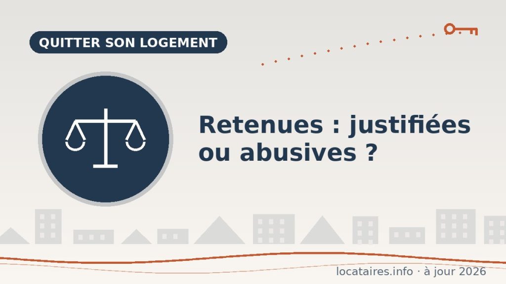 Retenues sur dépôt de garantie : justifiées ou abusives ?