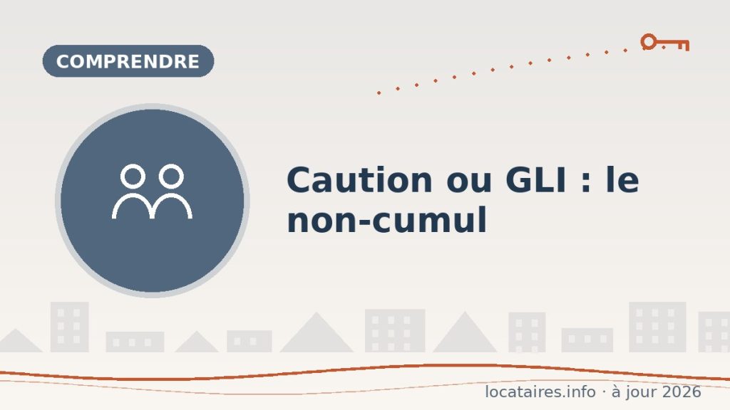Caution ou GLI : pourquoi le bailleur ne peut pas cumuler